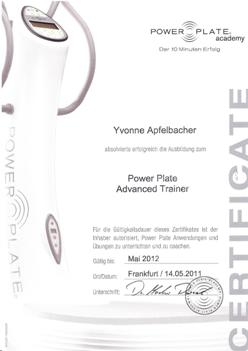 Power Plate Advanced Trainer